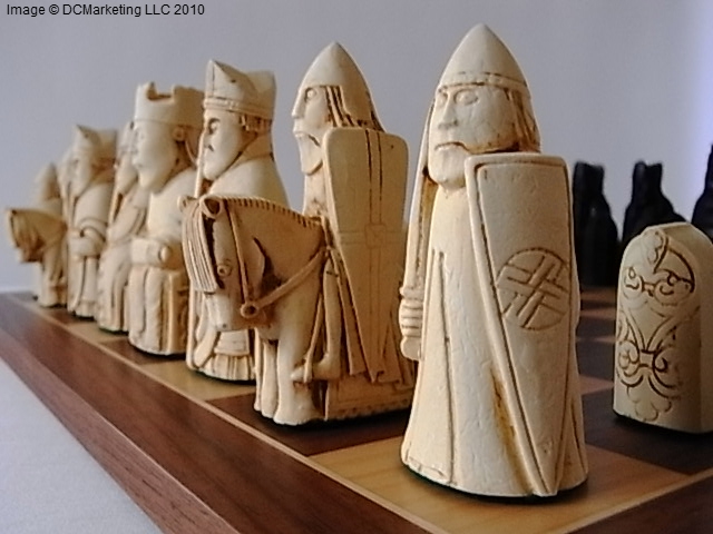 Isle of Lewis Theme Chess Pieces